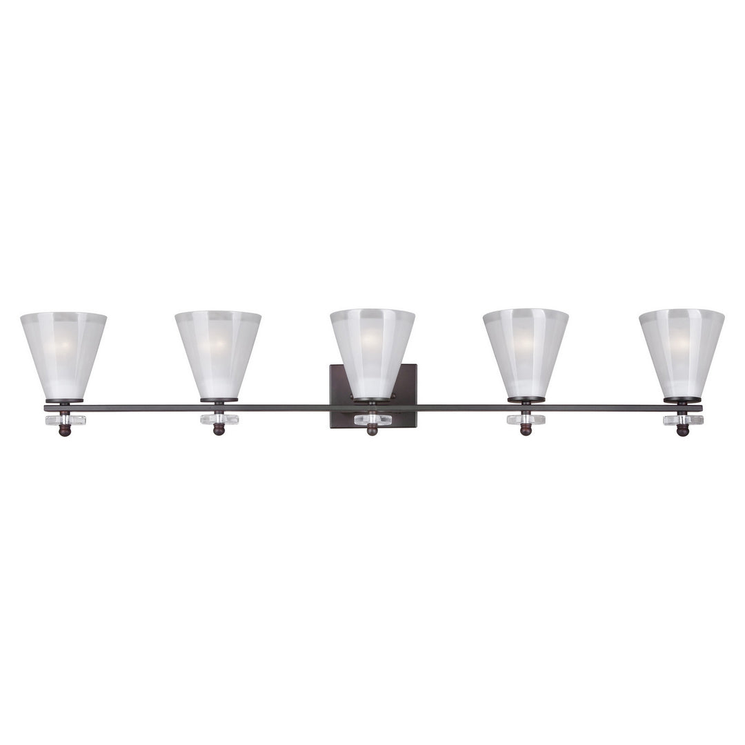 Forte 5132-05-32 Bath Vanity Light 46 in. wide - Antique Bronze