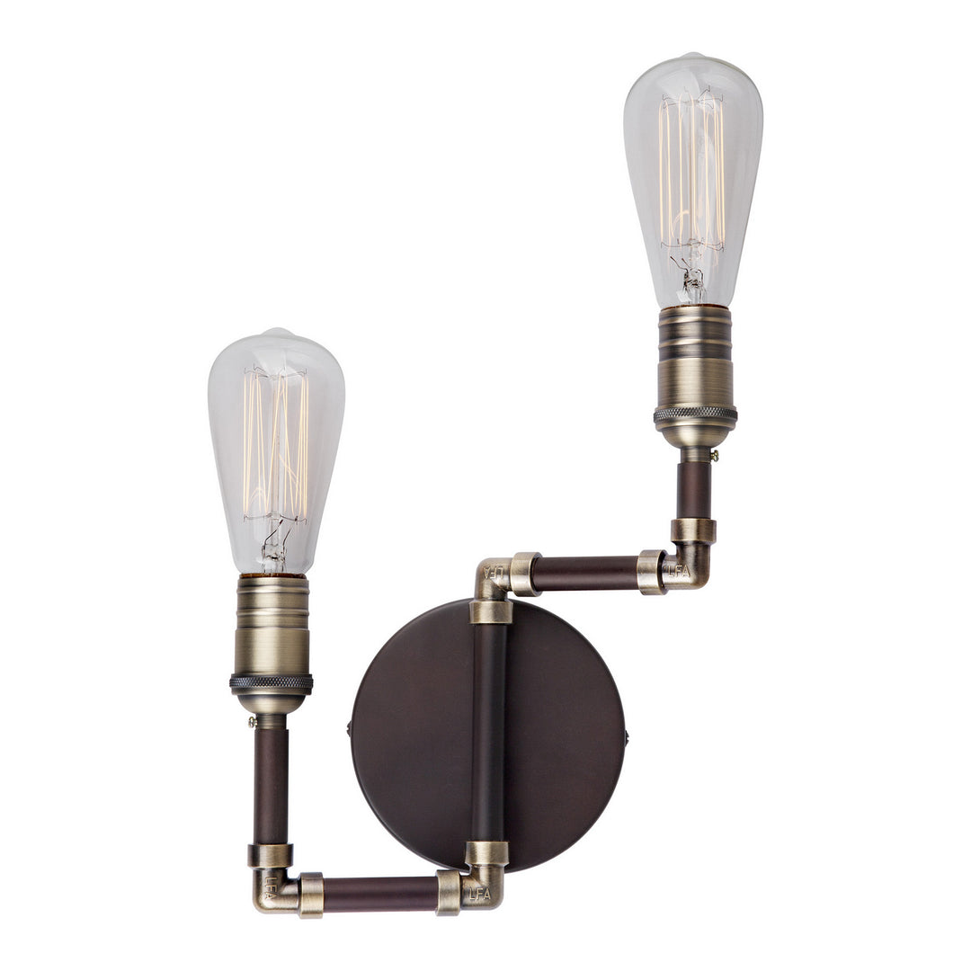 Forte 7064-02-32 Wall Light - Antique Bronze