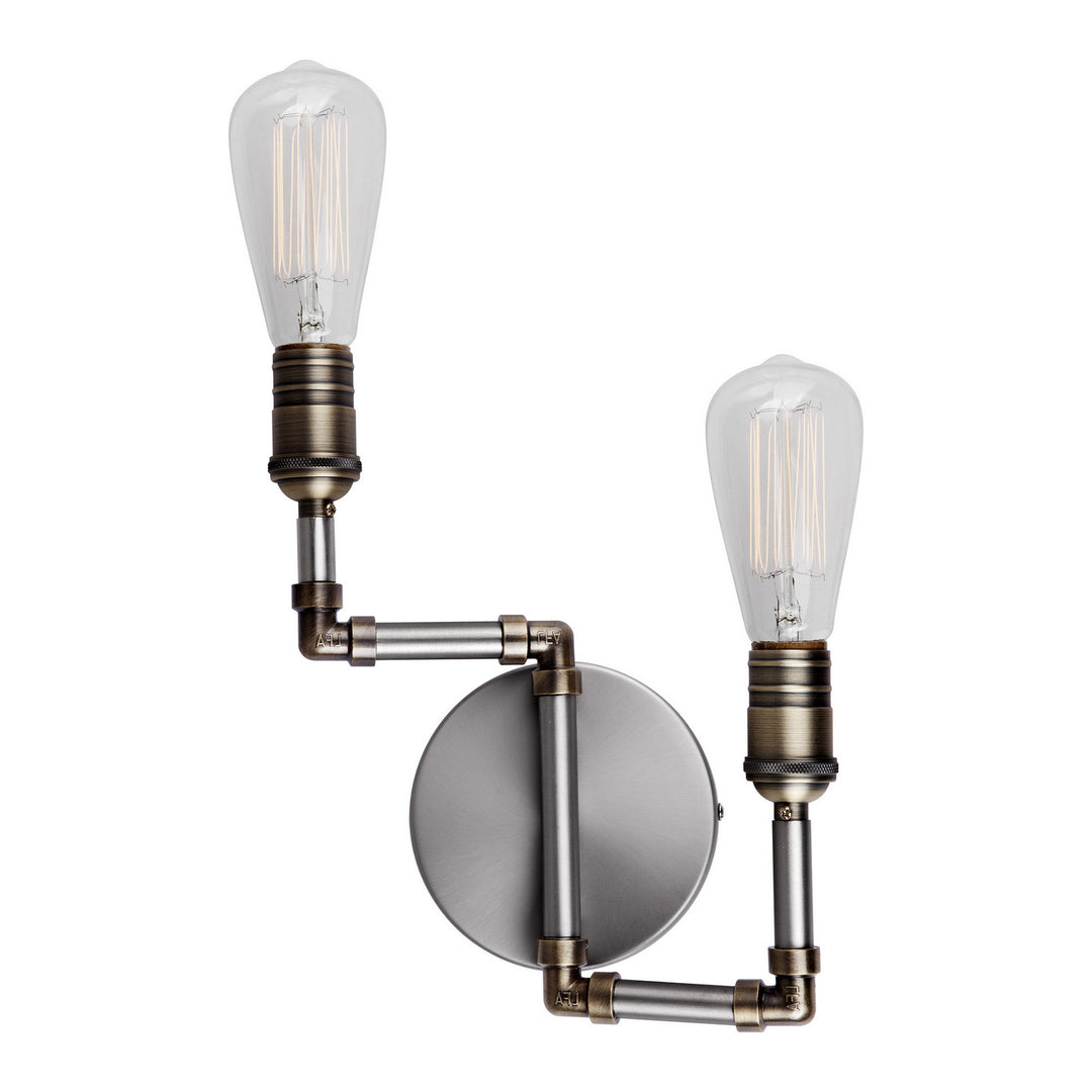 Forte 7064-02-55 Wall Light - Brushed Nickel