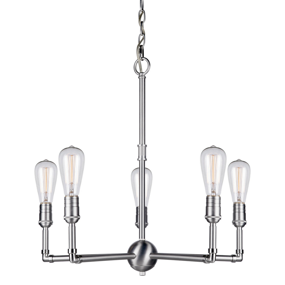 Forte 7064-05-55 Chandelier Light - Brushed Nickel