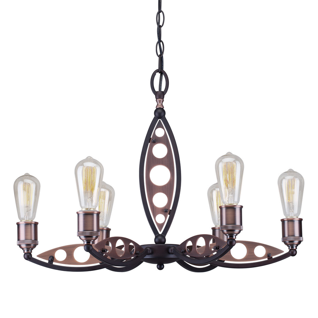 Forte 7065-06-32 Chandelier Light - Antique Bronze