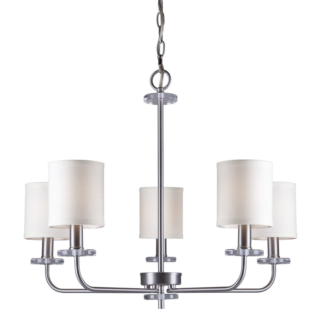Forte 7070-05-55 Chandelier Light - Brushed Nickel