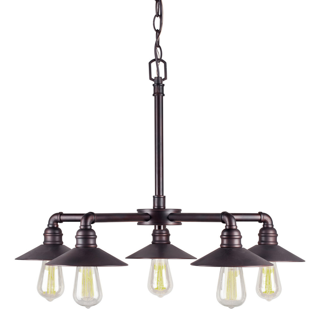 Forte 7159-05-32 Chandelier Light - Antique Bronze