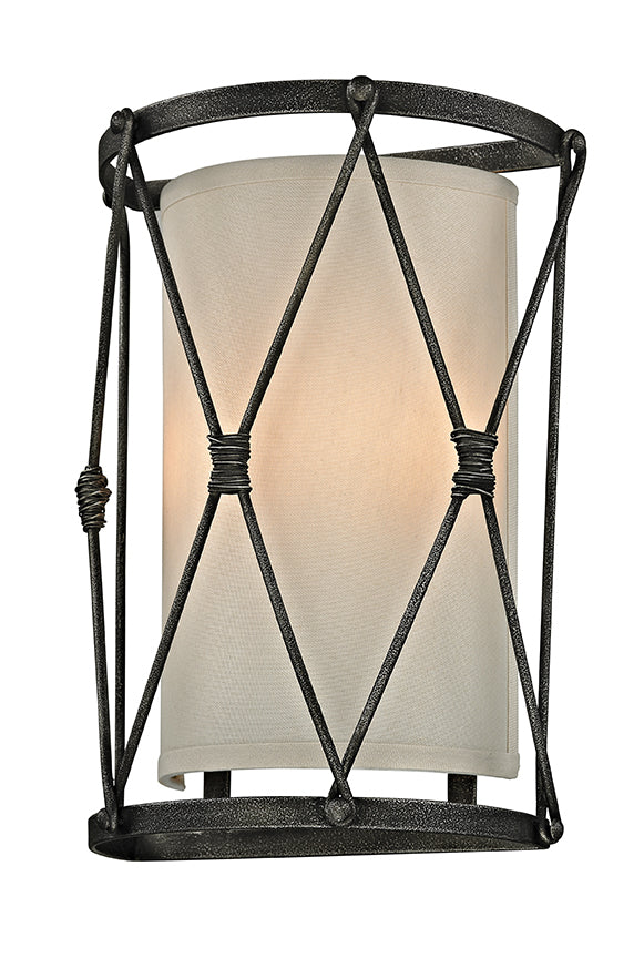 Troy Palisade B5942 Wall Sconce Light - Aged Pewter