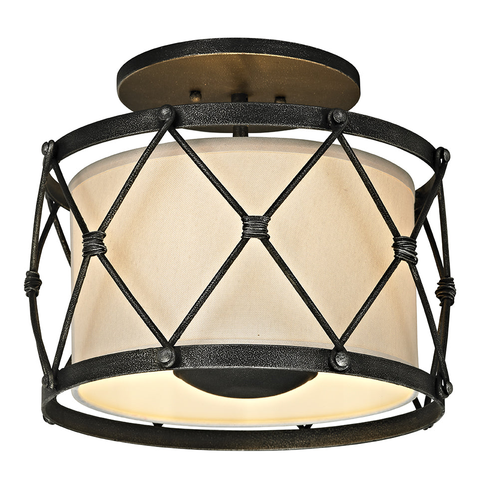 Troy Palisade C5940 Ceiling Light - Aged Pewter