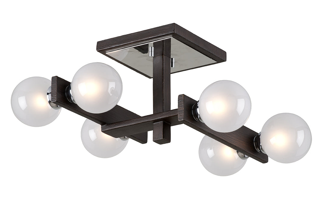 Troy Network C6070 Ceiling Light - Forest Bronze & Polished Chrom