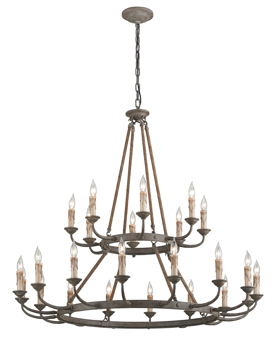 Troy Cyrano F6118 Chandelier Light - Earthen Bronze