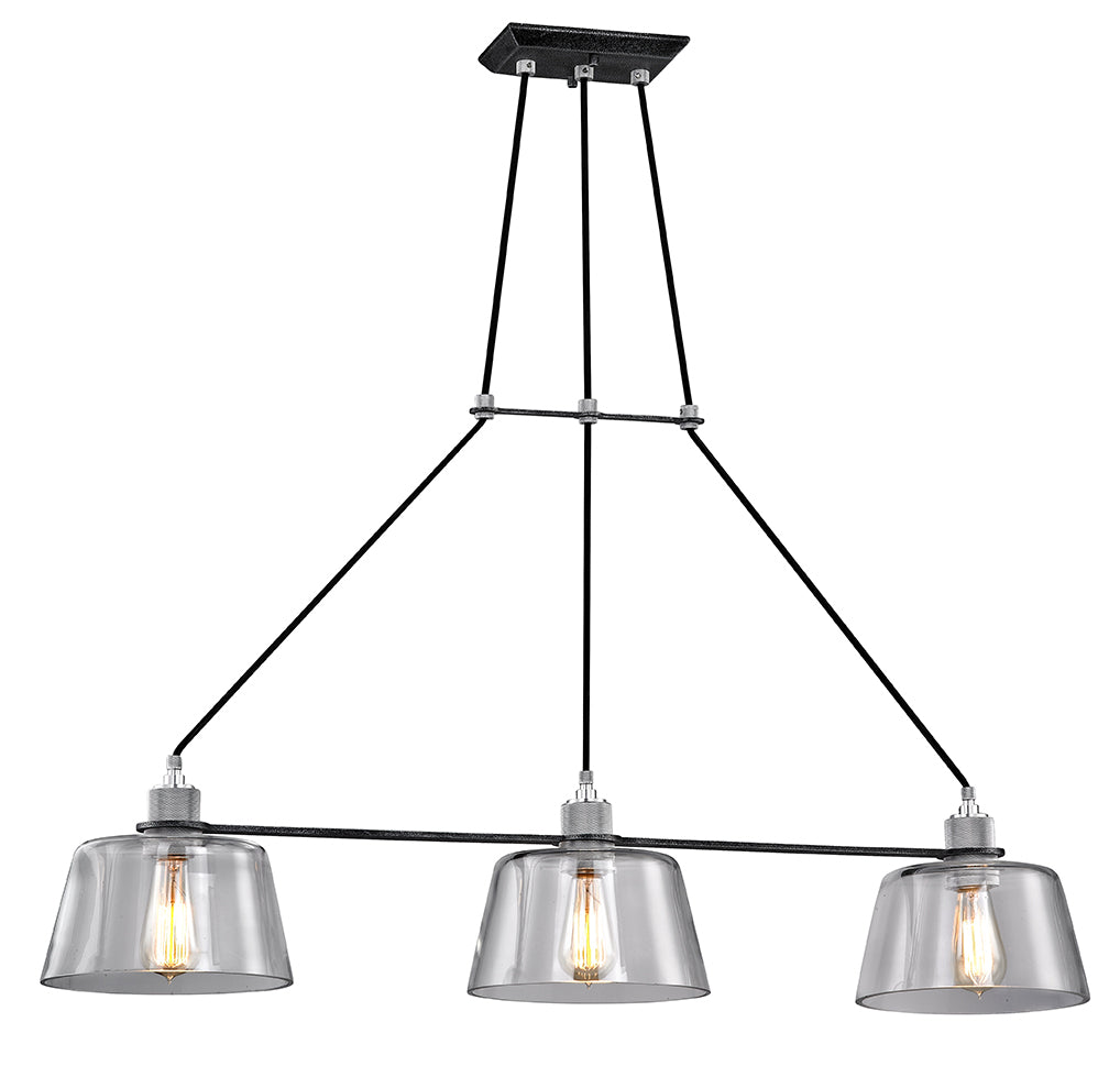 Troy Audiophile F6154 Pendant Light - Old Silver Polished Aluminum