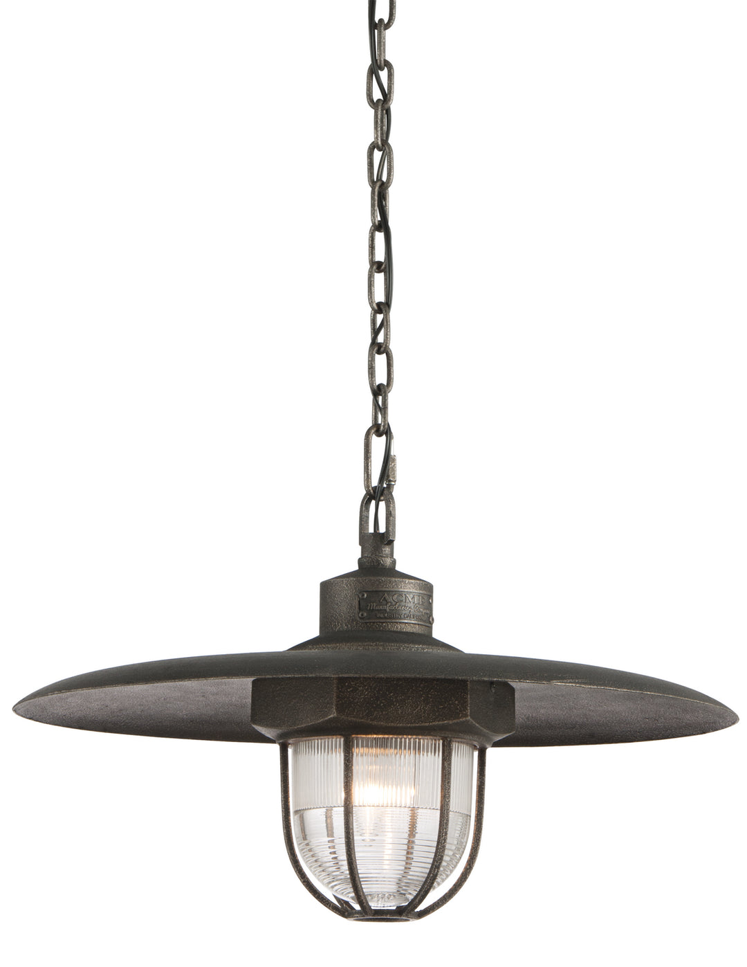 Troy Acme F3897 Pendant Light - Aged Silver