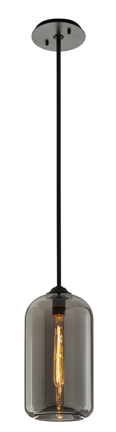 Troy District F5581-SBK Pendant Light - Satin Black