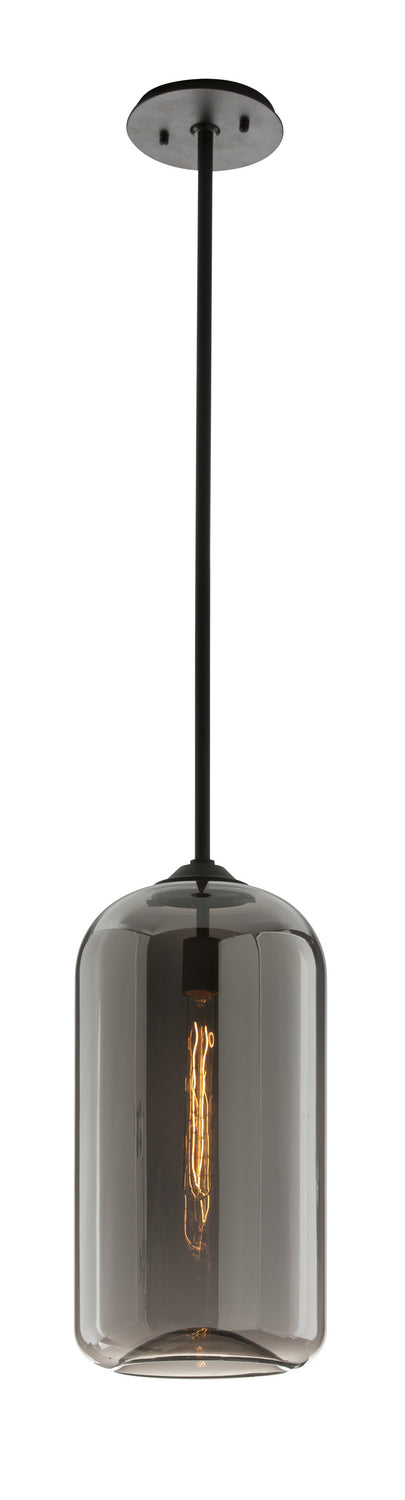 Troy District F5582-SBK Pendant Light - Satin Black