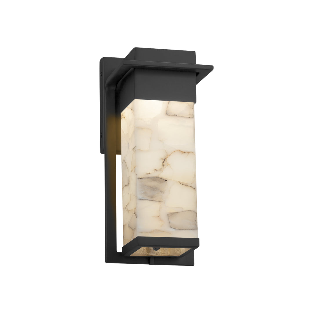 Justice Designs Alabaster Rocks! ALR-7541W-MBLK Wall Light - Matte Black