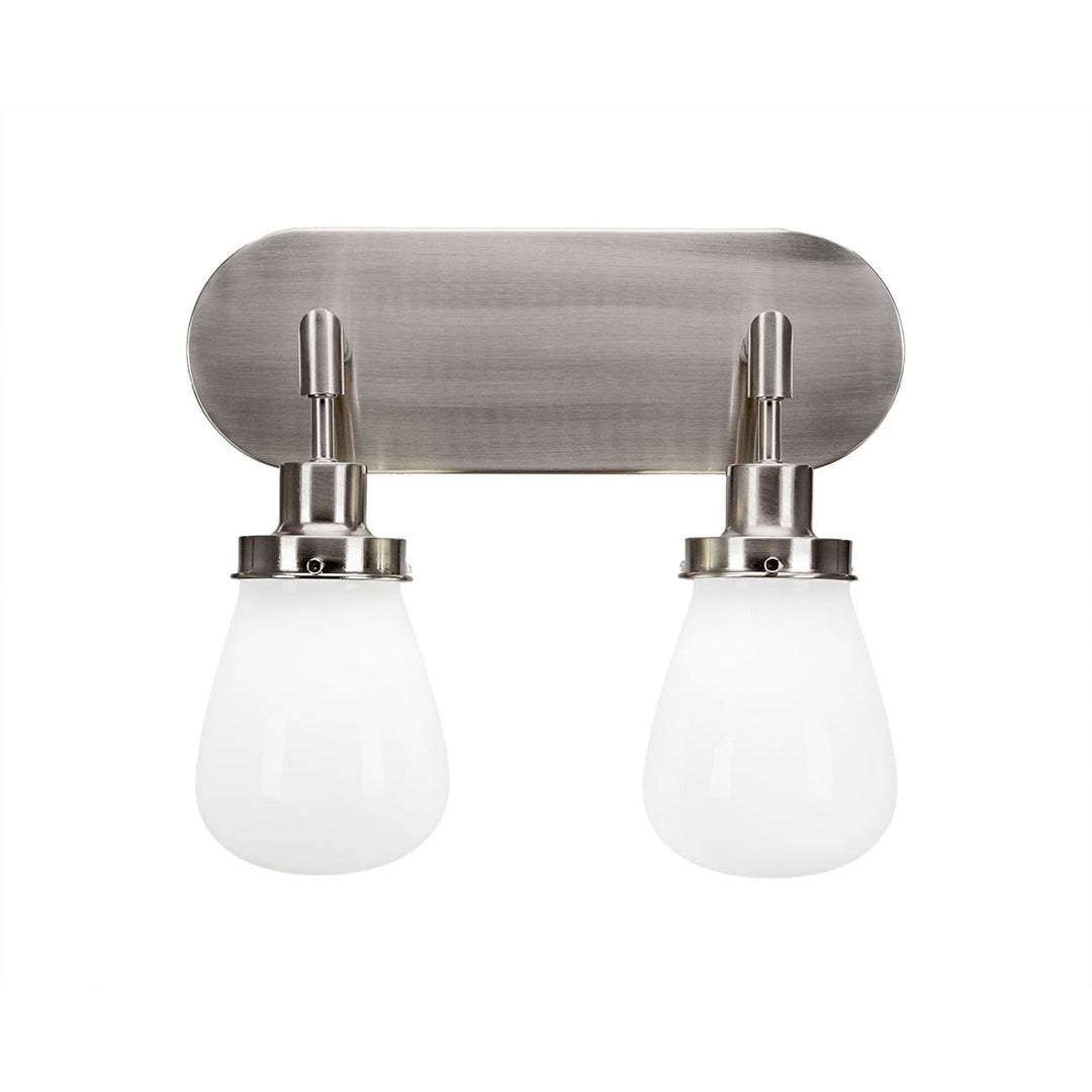 Toltec Meridian 1232-bn-470 Bath Vanity Light 15 in. wide - Brushed Nickel