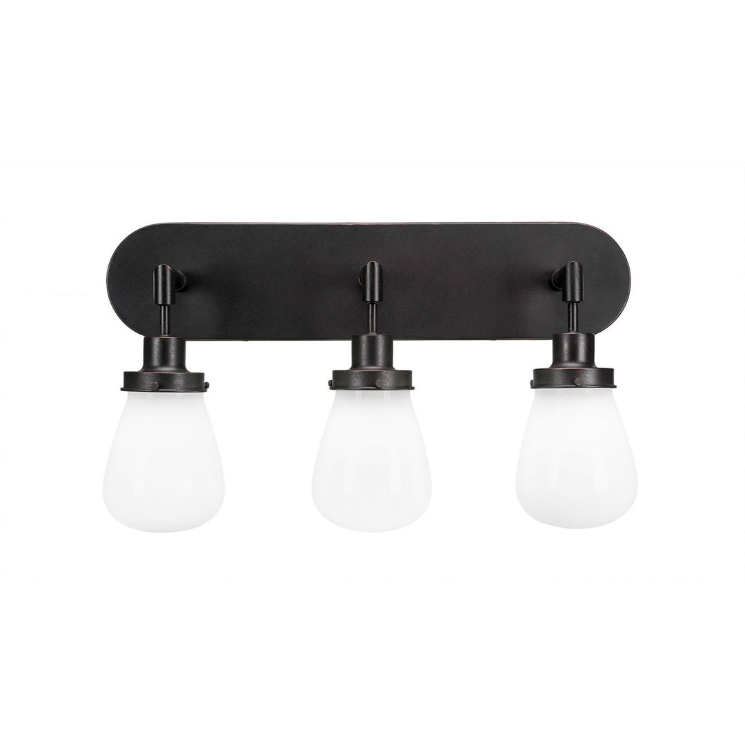 Toltec Meridian 1233-dg-470 Bath Vanity Light 23 in. wide - Dark Granite
