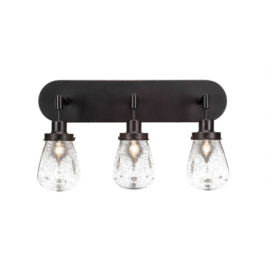 Toltec Meridian 1233-dg-471 Bath Vanity Light 23 in. wide - Dark Granite