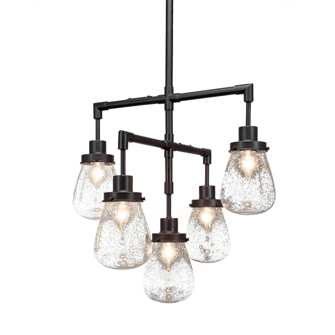Toltec Meridian 1238-dg-471 Chandelier Light - Dark Granite