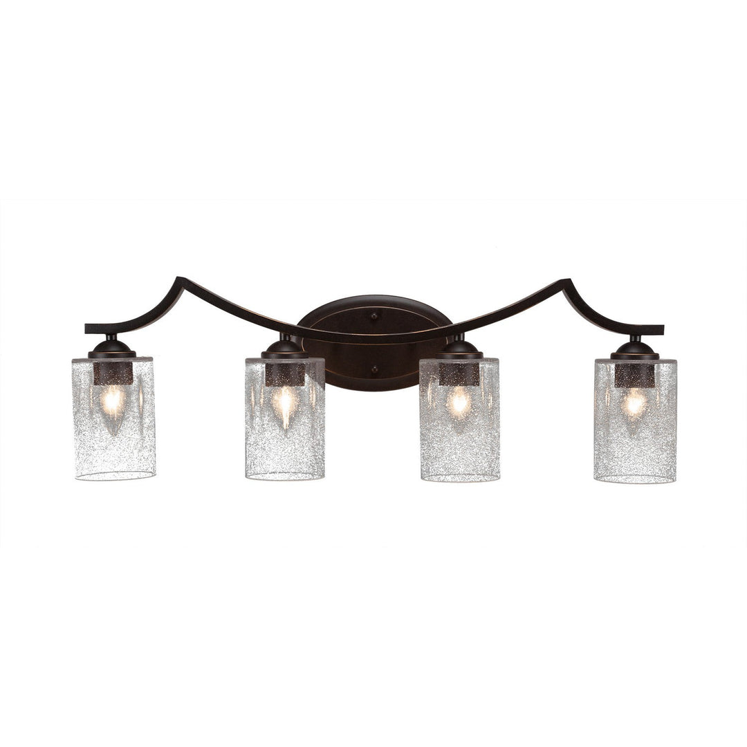 Toltec Zilo 554-dg-302 Bath Vanity Light 33 in. wide - Dark Granite