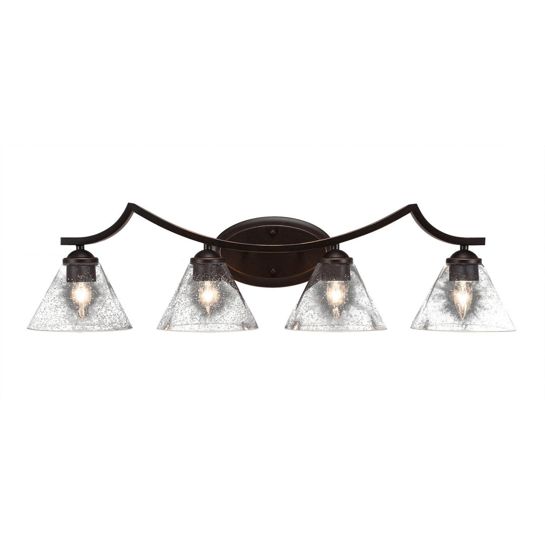 Toltec Zilo 554-dg-310 Bath Vanity Light 30 in. wide - Dark Granite