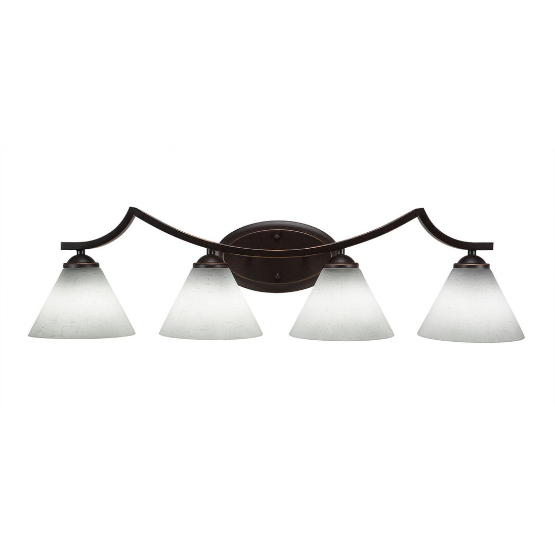 Toltec Zilo 554-dg-312 Bath Vanity Light 33 in. wide - Dark Granite
