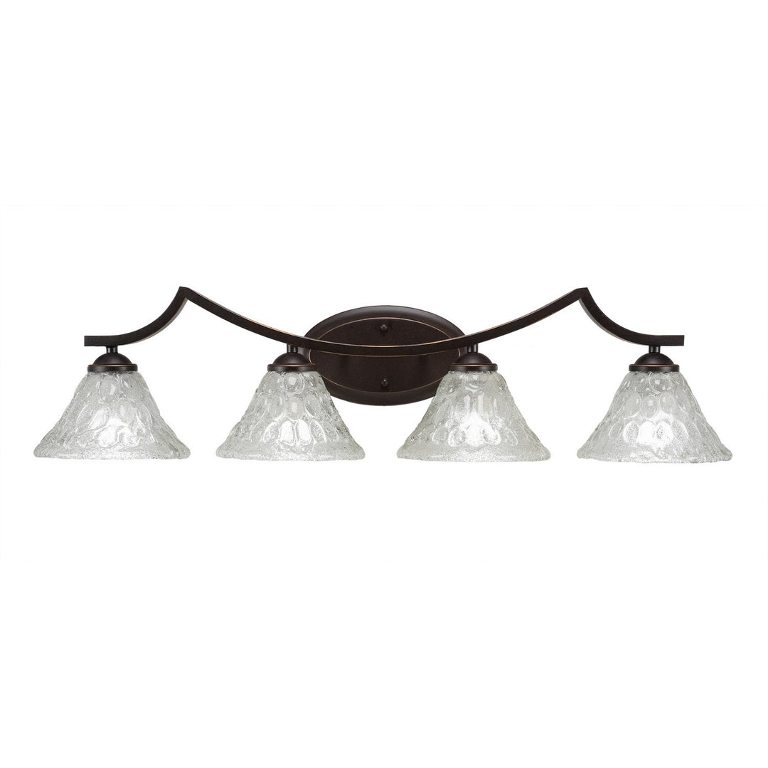 Toltec Zilo 554-dg-451 Bath Vanity Light 34 in. wide - Dark Granite