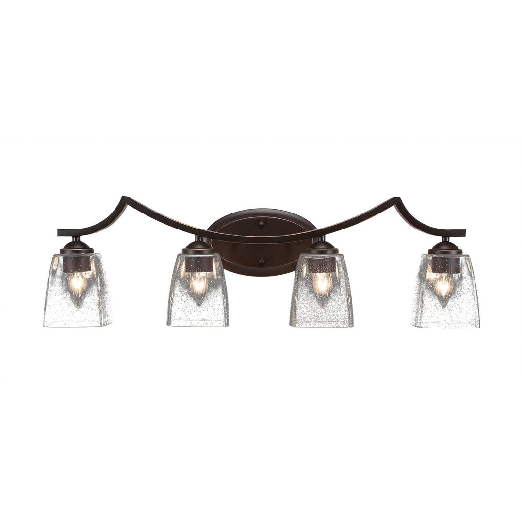 Toltec Zilo 554-dg-461 Bath Vanity Light 31 in. wide - Dark Granite