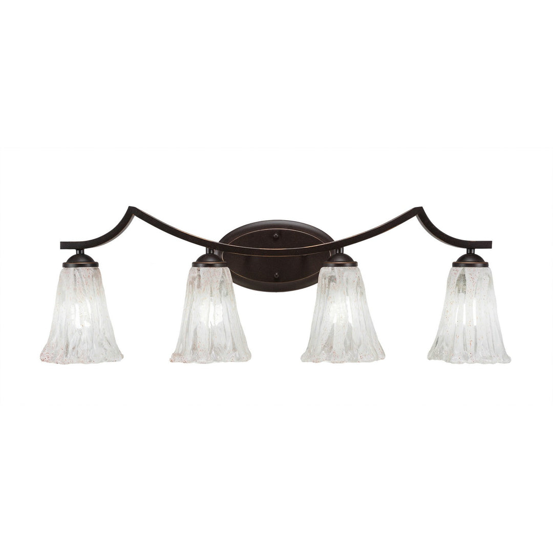 Toltec Zilo 554-dg-729 Bath Vanity Light 32 in. wide - Dark Granite