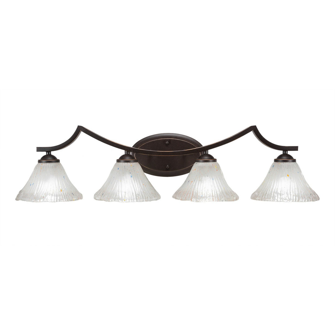 Toltec Zilo 554-dg-751 Bath Vanity Light 33 in. wide - Dark Granite