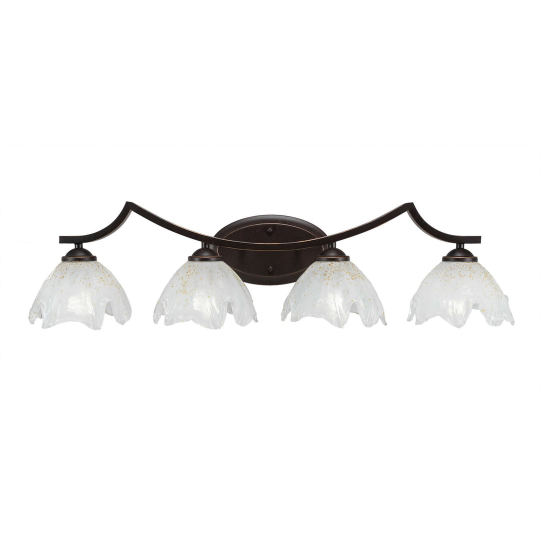 Toltec Zilo 554-dg-755 Bath Vanity Light 33 in. wide - Dark Granite