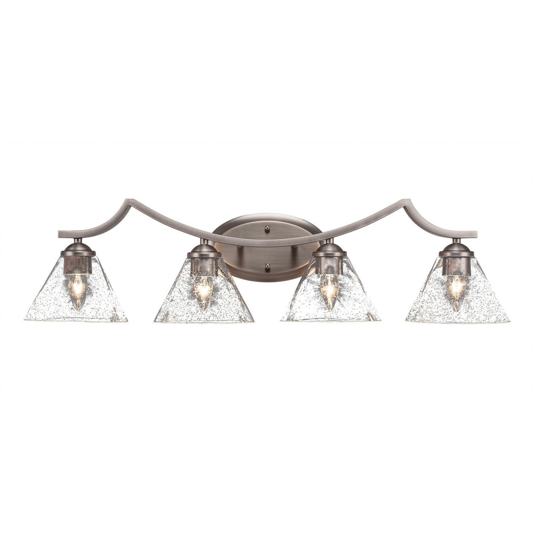 Toltec Zilo 554-gp-310 Bath Vanity Light 30 in. wide - Graphite