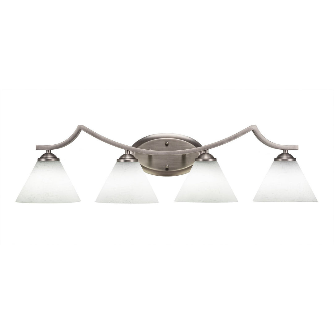 Toltec Zilo 554-gp-312 Bath Vanity Light 33 in. wide - Graphite