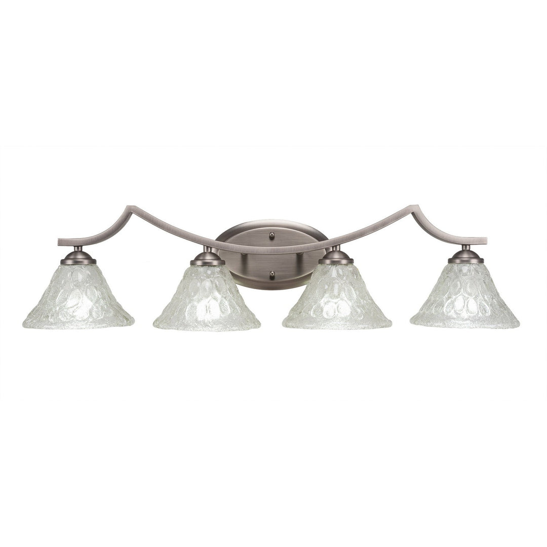 Toltec Zilo 554-gp-451 Bath Vanity Light 34 in. wide - Graphite