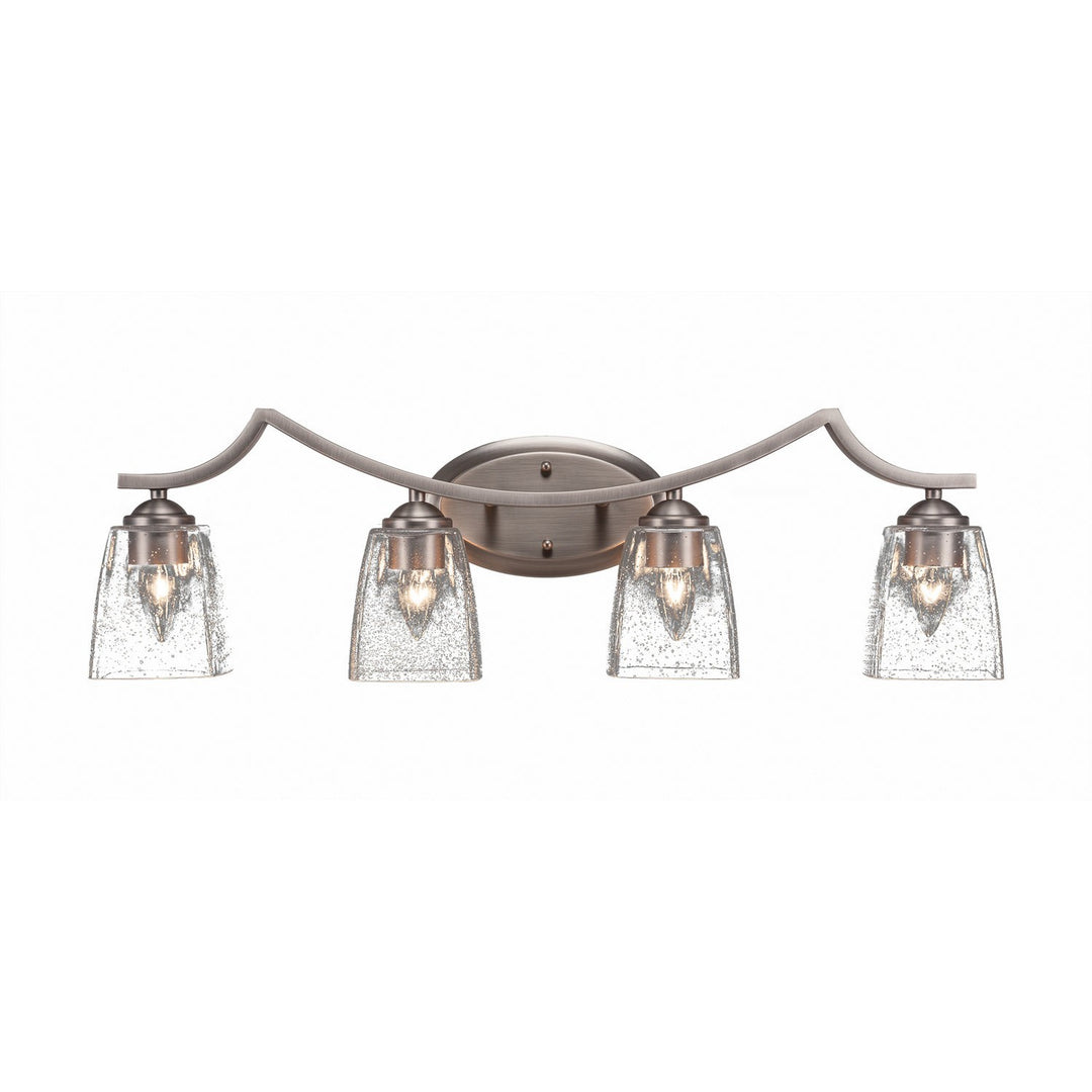 Toltec Zilo 554-gp-461 Bath Vanity Light 31 in. wide - Graphite