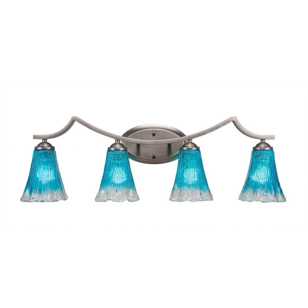 Toltec Zilo 554-gp-725 Bath Vanity Light 32 in. wide - Graphite