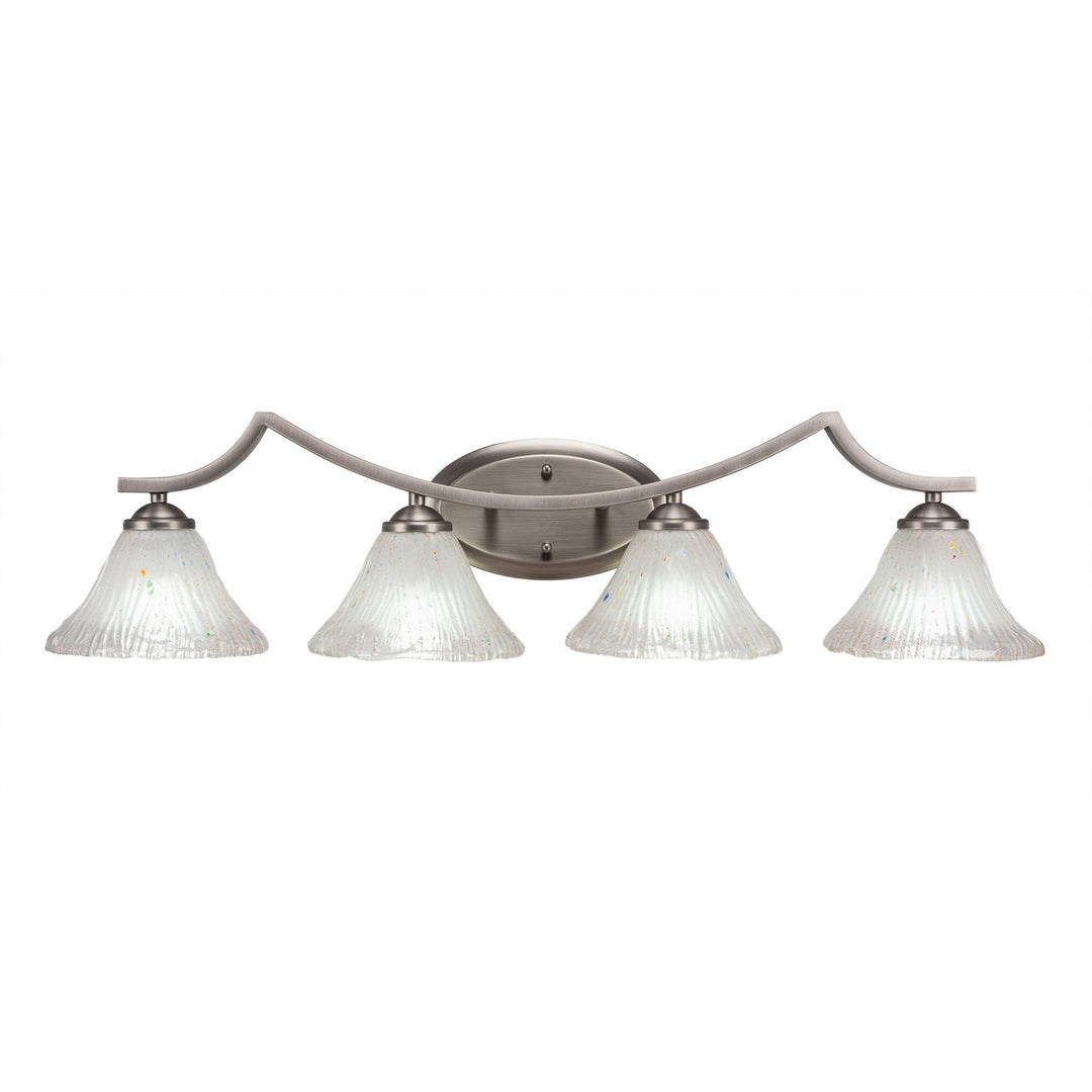 Toltec Zilo 554-gp-751 Bath Vanity Light 33 in. wide - Graphite