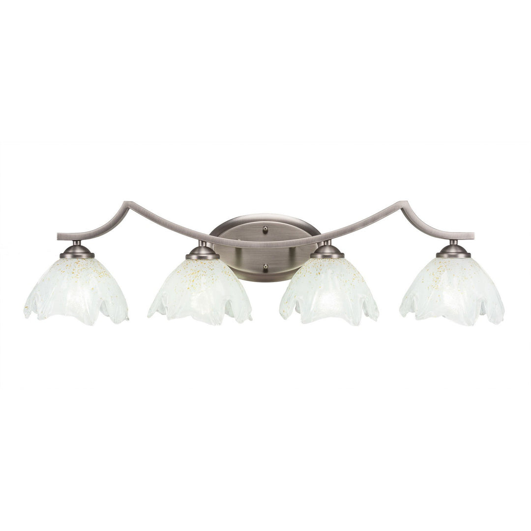 Toltec Zilo 554-gp-755 Bath Vanity Light 33 in. wide - Graphite