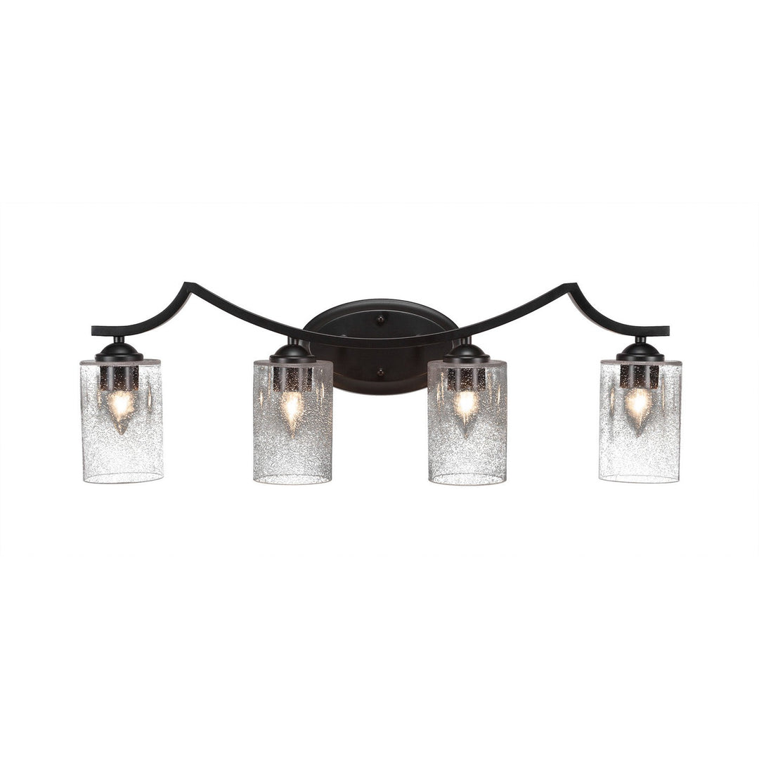 Toltec Zilo 554-mb-302 Bath Vanity Light 33 in. wide - Matte Black