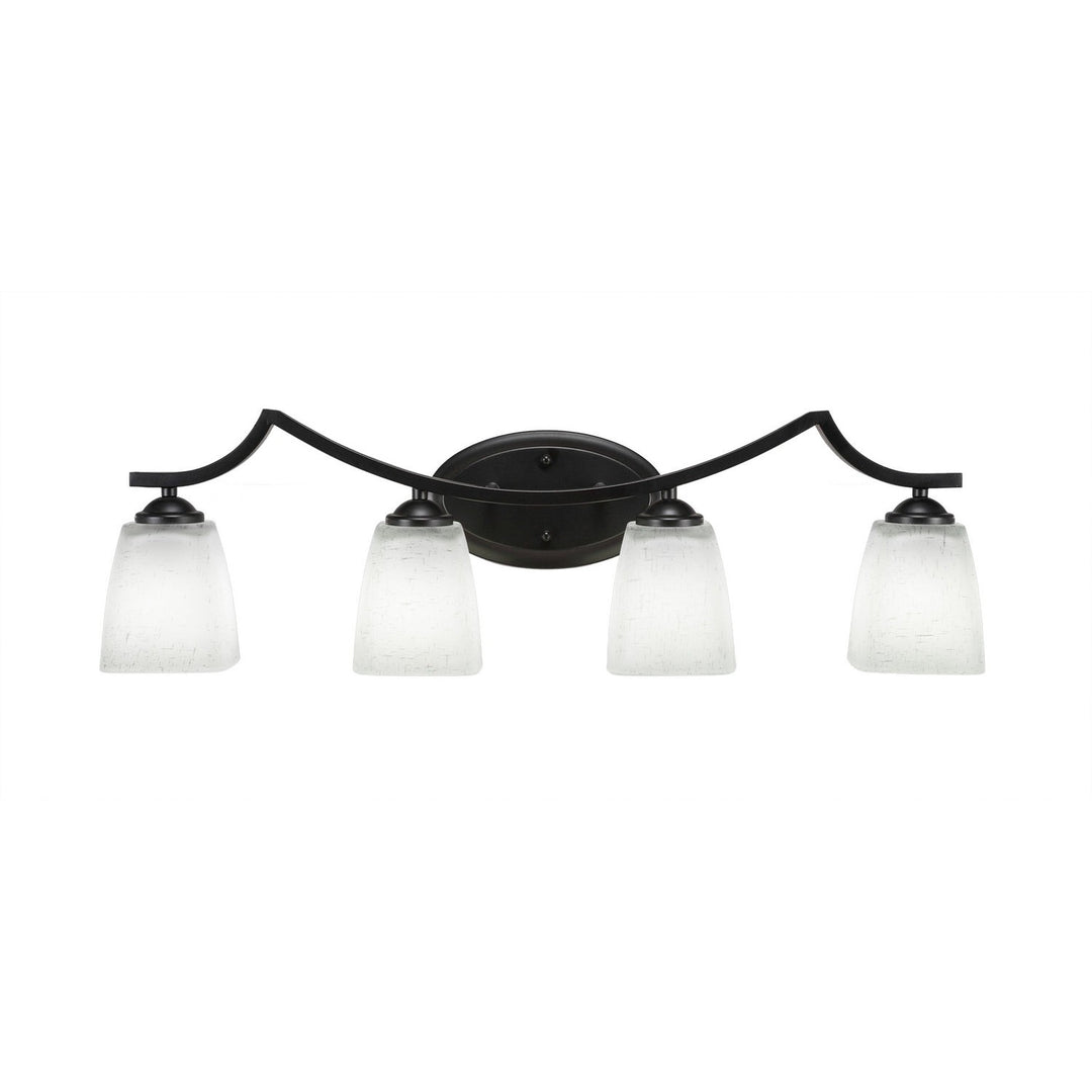 Toltec Zilo 554-mb-460 Bath Vanity Light 31 in. wide - Matte Black
