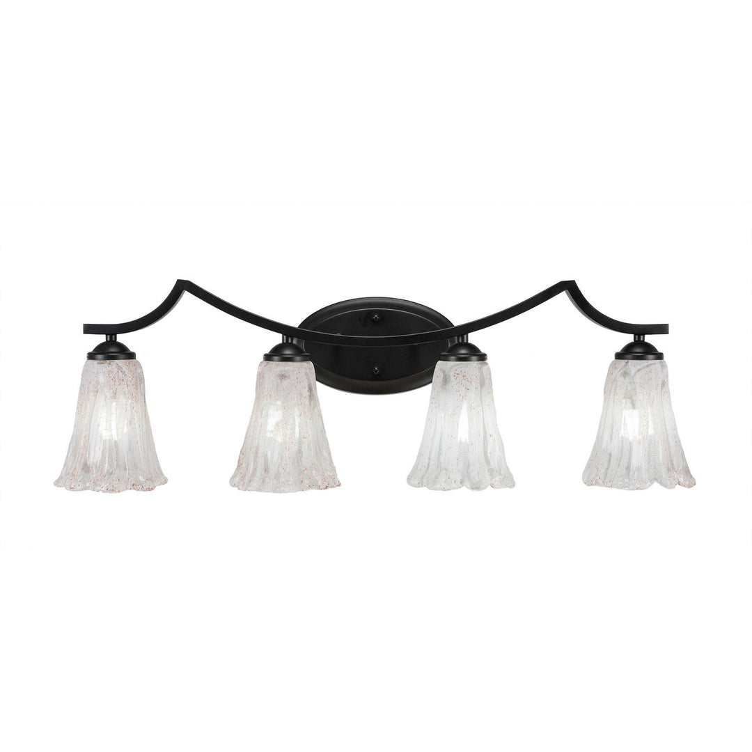 Toltec Zilo 554-mb-729 Bath Vanity Light 32 in. wide - Matte Black