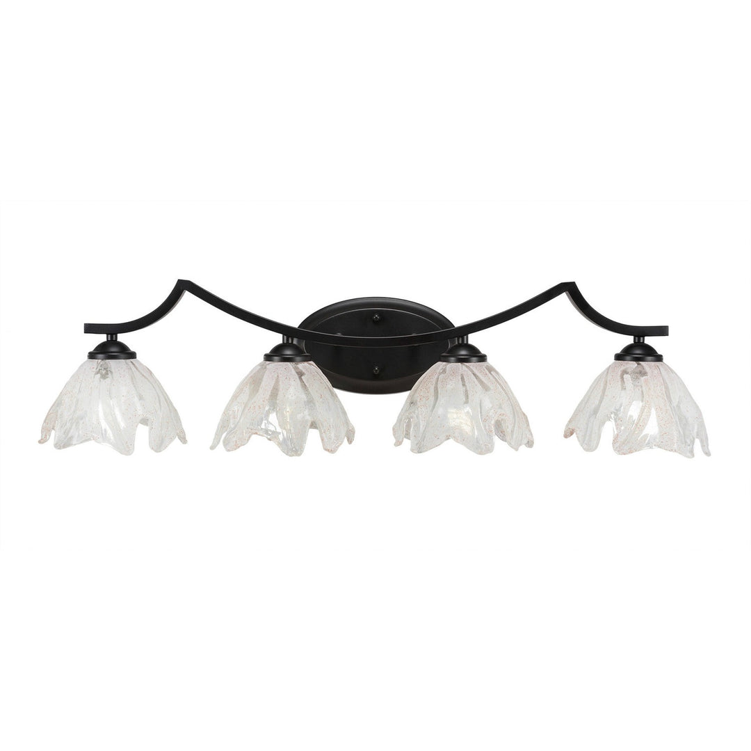 Toltec Zilo 554-mb-759 Bath Vanity Light 33 in. wide - Matte Black