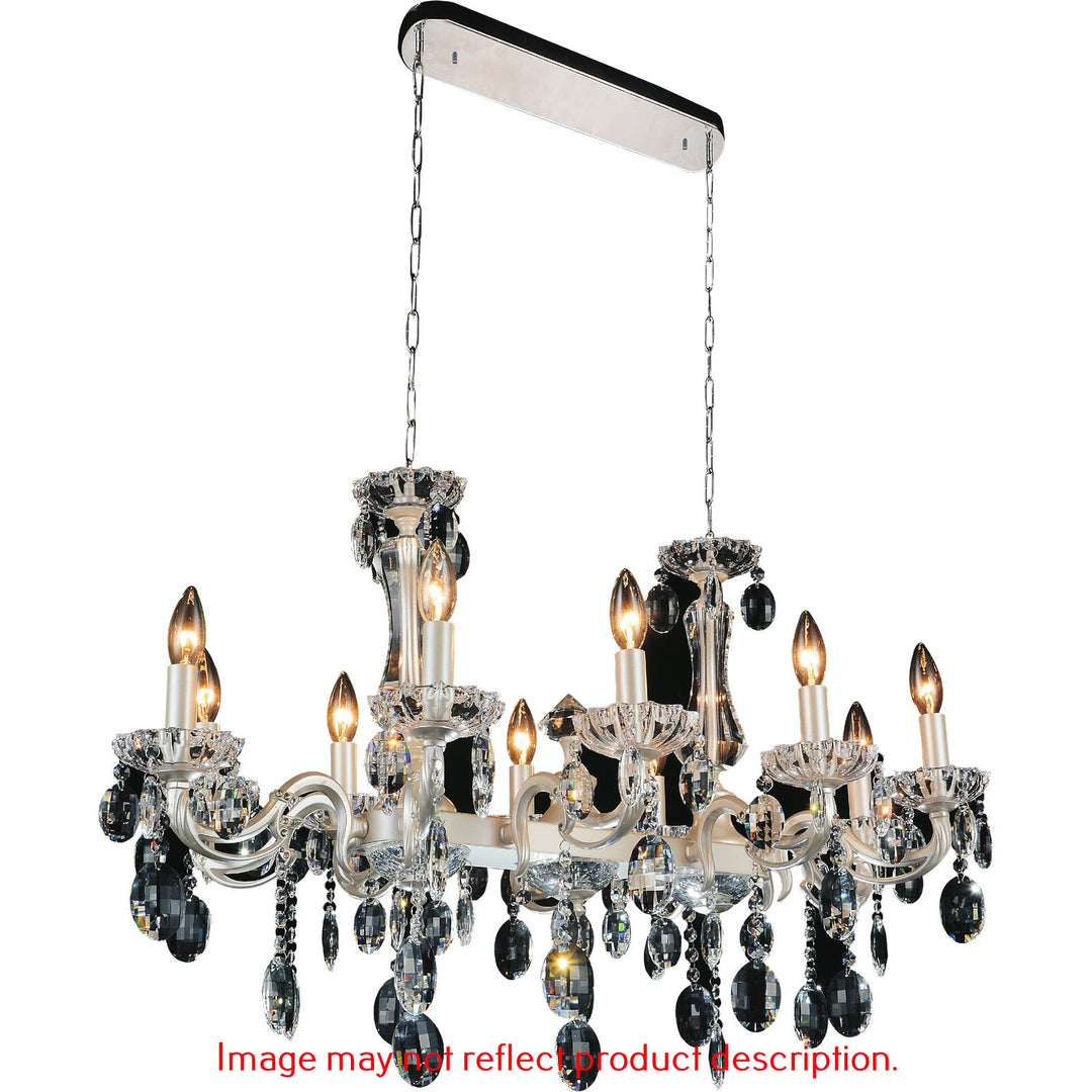 CWI Flawless 2016p37c-10 Chandelier Light - Chrome