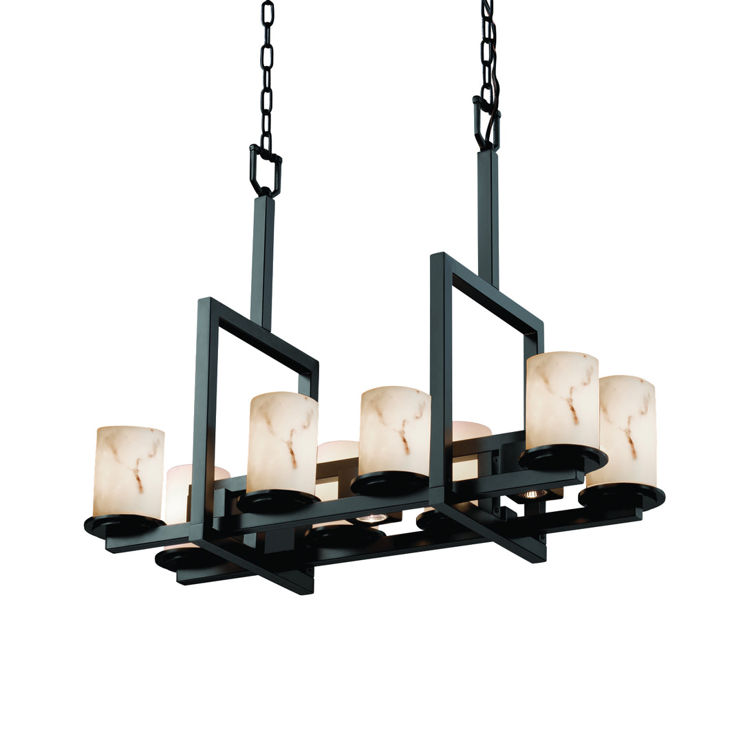 Justice Designs LumenAria FAL-8718-10-MBLK Chandelier Light - Matte Black