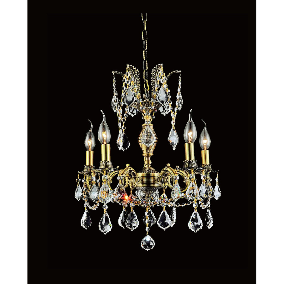 CWI Brass 2039p18gb-5 Chandelier Light - French Gold