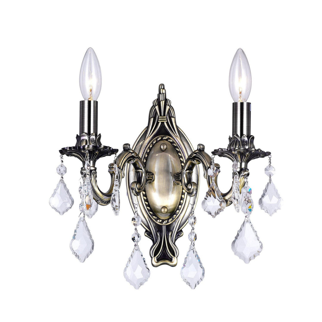 CWI Brass 2039w8ab-2 Wall Light - Antique Brass