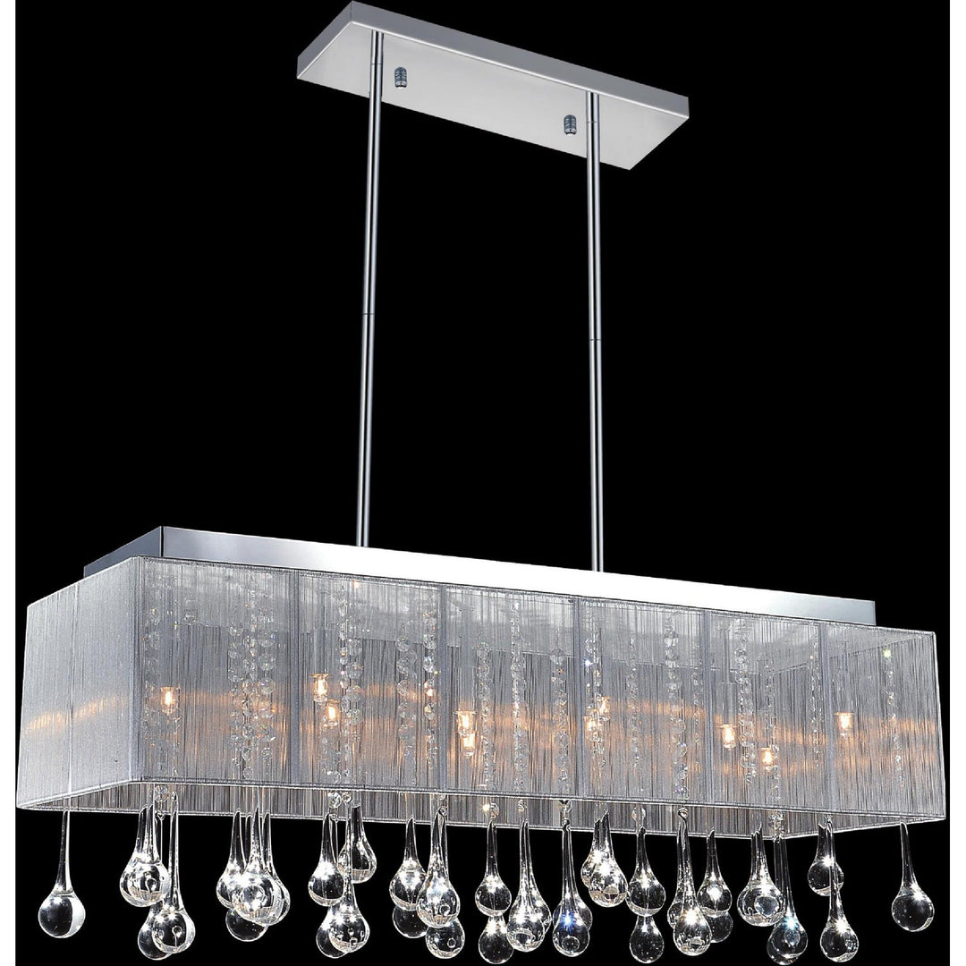 CWI Water Drop 5005p40c(s-c) Pendant Light - Chrome