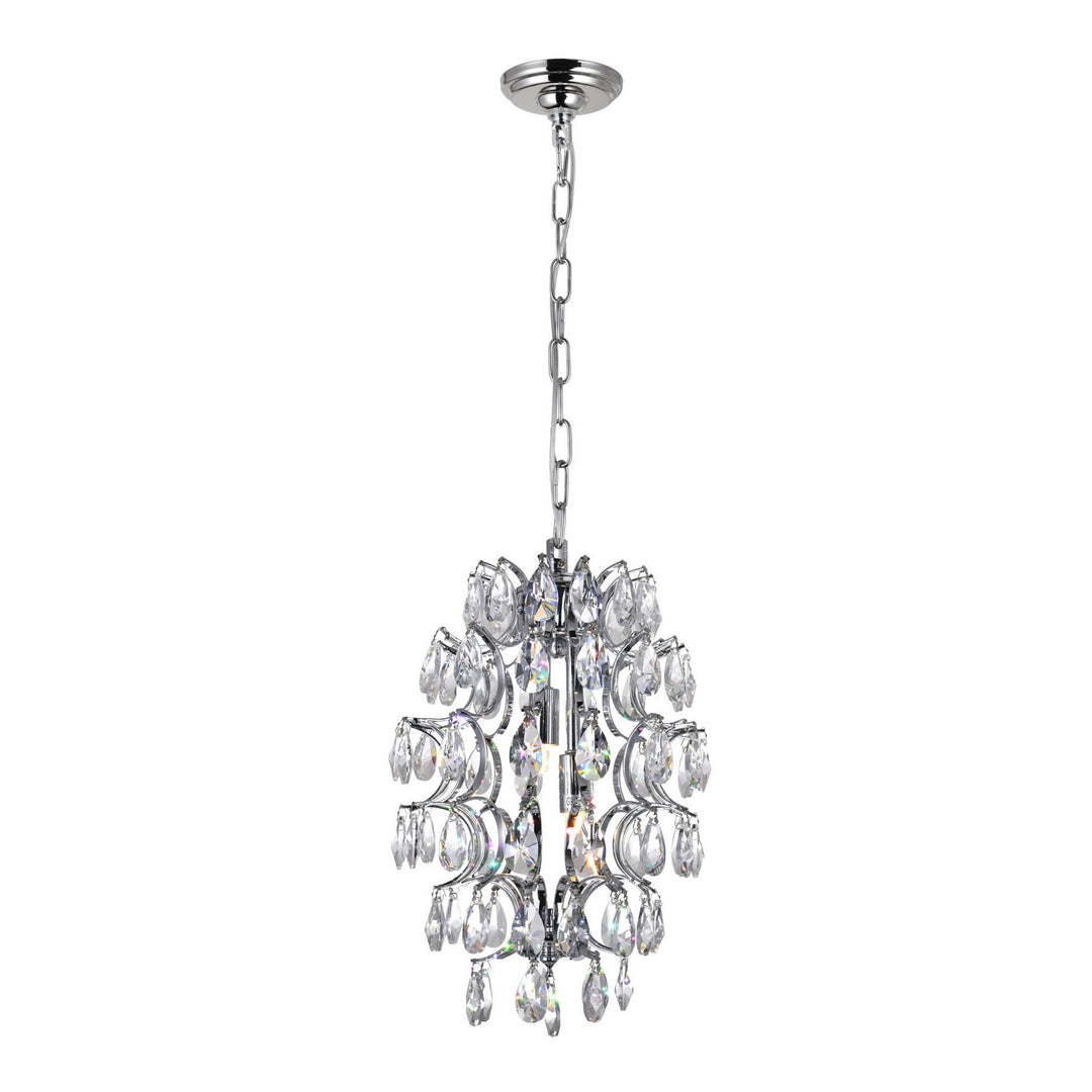 CWI Charismatic 5011p9c-r (clear) Pendant Light - Chrome