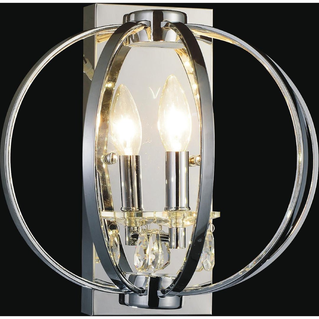 CWI Abia 5025w10c-1 Wall Light - Chrome