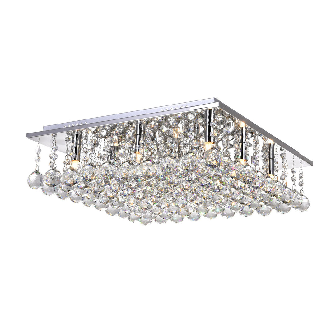 CWI Sparkle 5052c20c-s Ceiling Light - Chrome