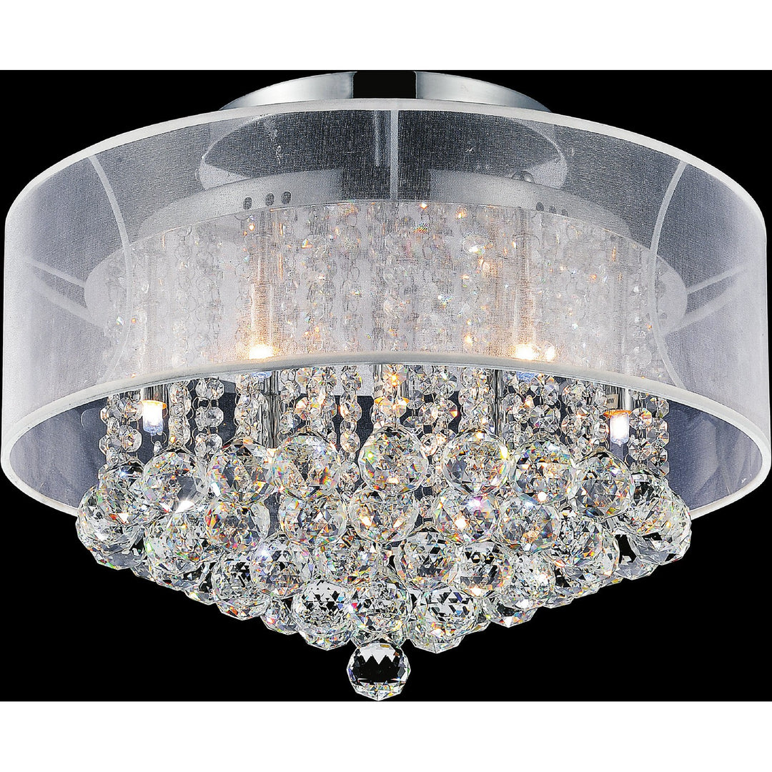 CWI Radiant 5062c20c (clear + W) Ceiling Light - Chrome