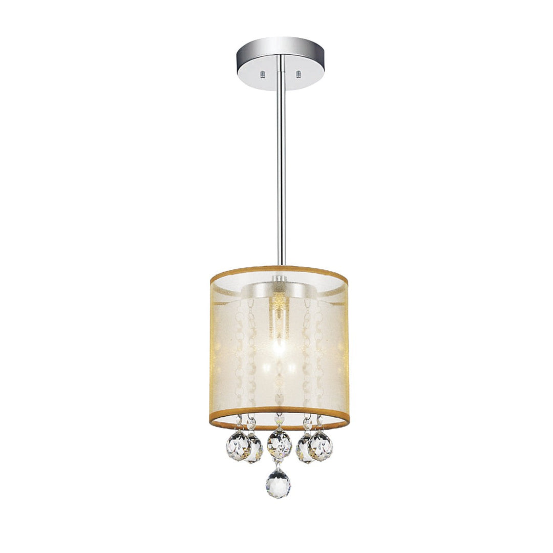 CWI Radiant 5062p6c-1 (clear + G) Pendant Light - Chrome