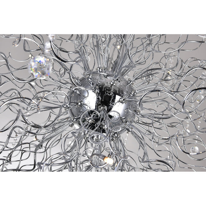 CWI Cherry Blossom 5066p47c Chandelier Light - Chrome